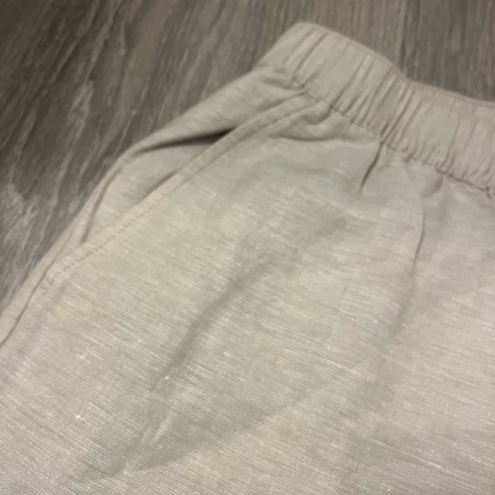 Women's LOFT Pull On Straight Pants Linen Blend- Size Small- New With Tags - Picture 3 of 6